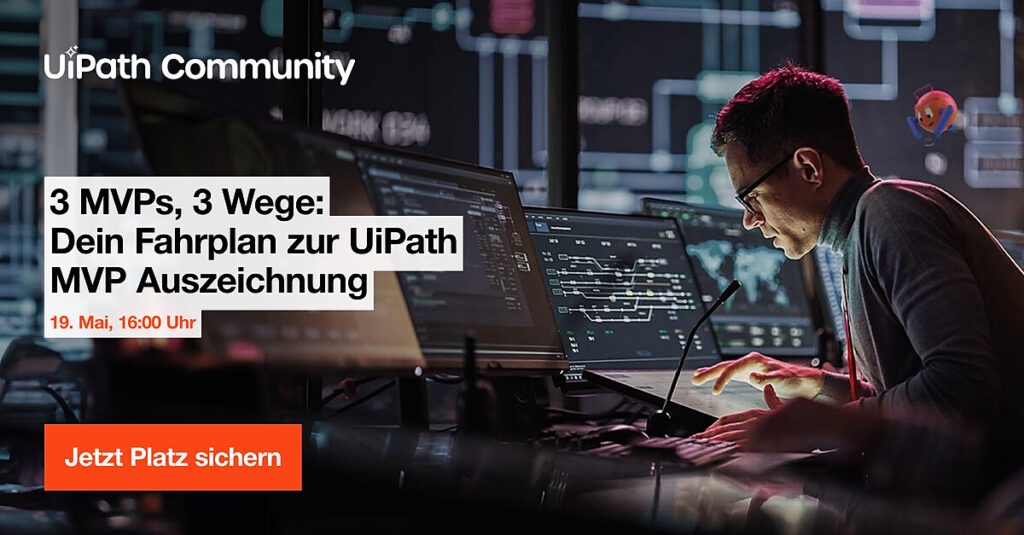 Banner_Webinar - Dein Fahrplan zur UiPath MVP Auszeichnung